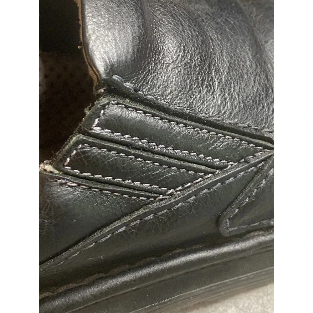 Dr. Martens Niel Slip-On Black Leather Men's Comfort Sole Loafers Size 10‎